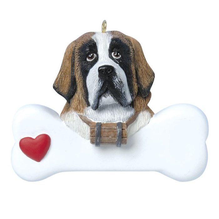 Saint Bernard Dog Ornament