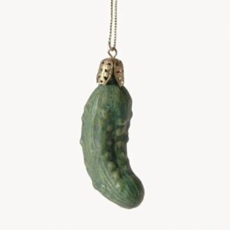 Christmas Pickle In Jar Traditional Ornament