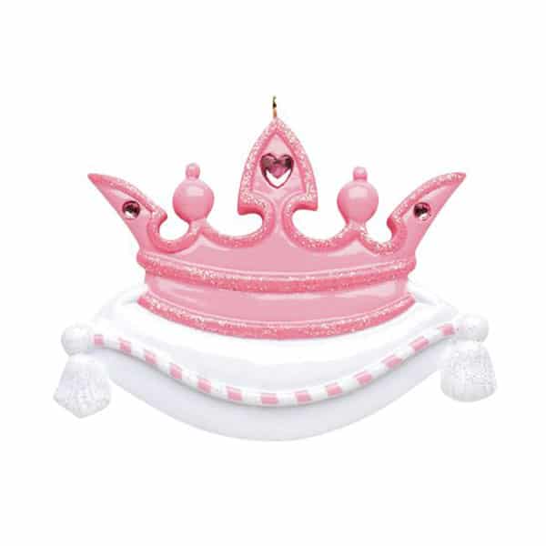 Pink Princess Crown Ornament