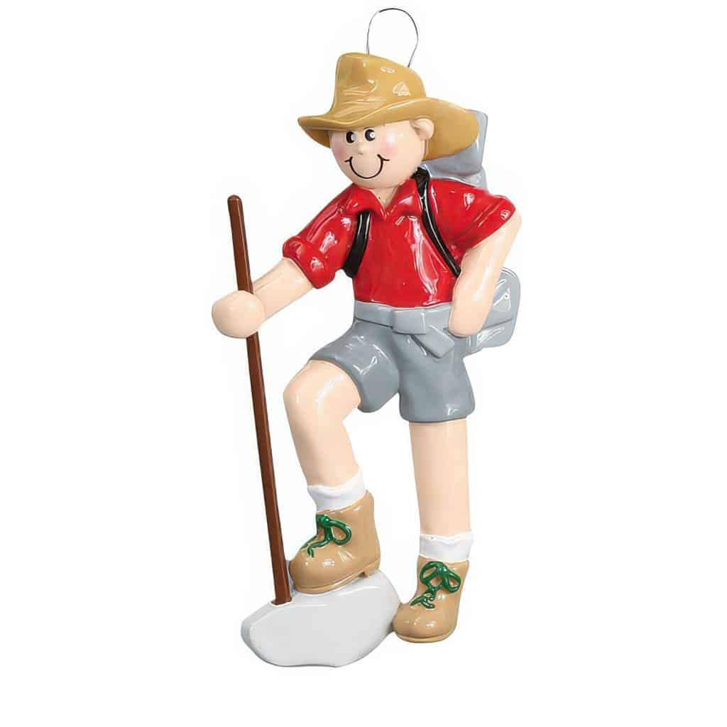 Hiker Boy Ornament