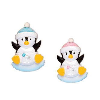 Baby Penguin Ornaments Personalized