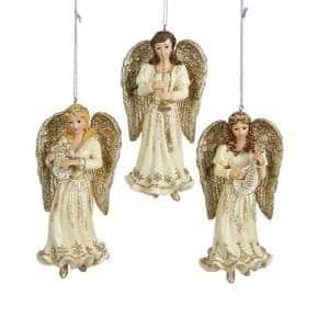 Platinum Angel Ornaments