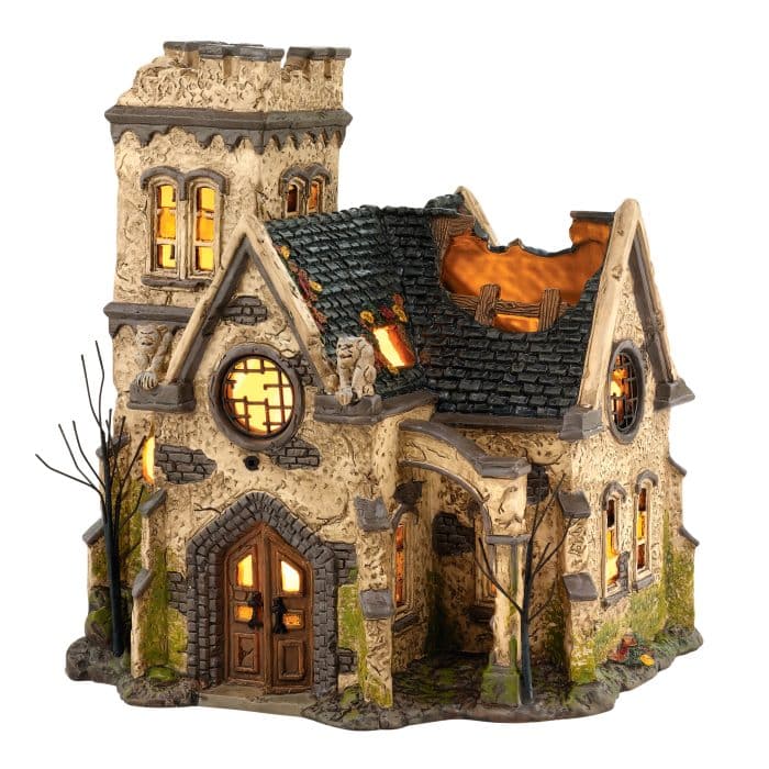 the Haunted Church Dept 56 Village Halloween