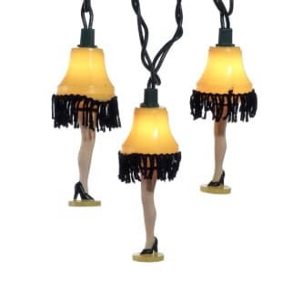 a Christmas Story Leg Lamp Light Set