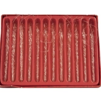 Twelve Twist Icicle Ornament Set