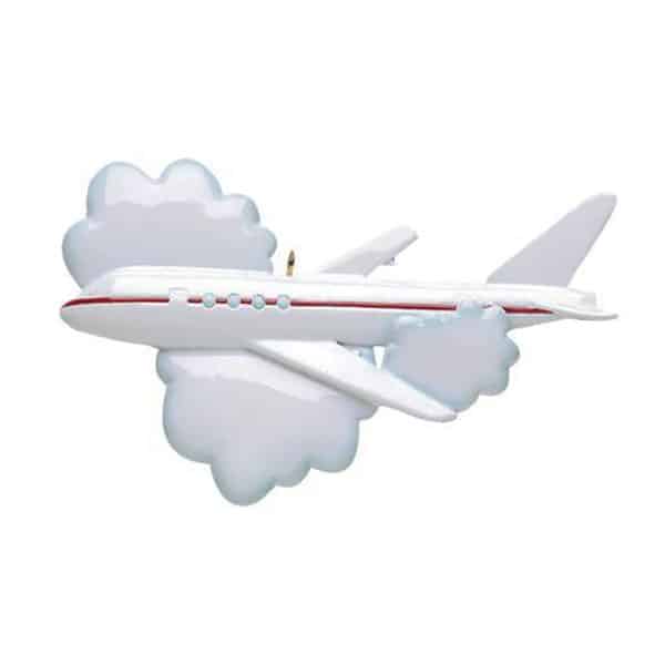 Flying Airplane Personalized Ornament