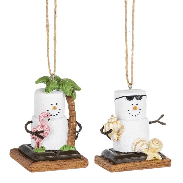 Smores Coastal Ornaments Two Styles