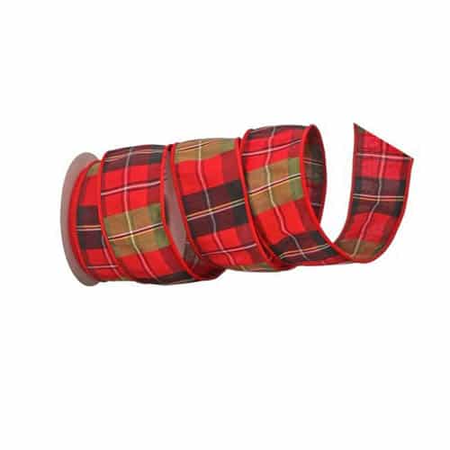 Dupion Tartan Plaid Ribbon 4