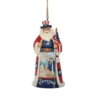 American Santa Ornament By Jim Shore 6001508