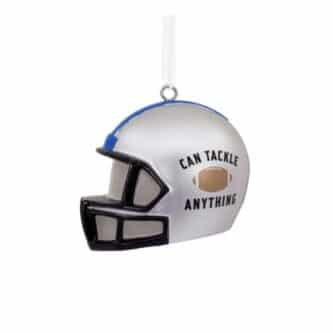 Can Tackle Anything Football Helmet Ornament