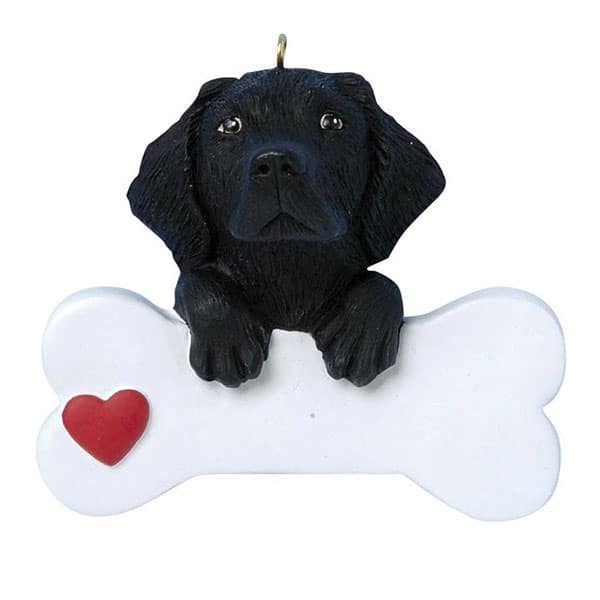 Black Labrador Retriever Ornament