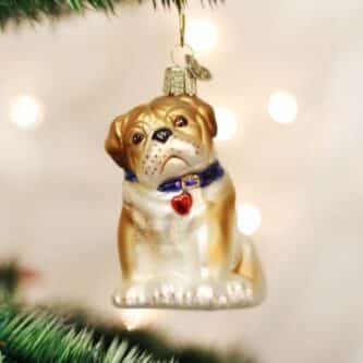 Bull Pup Ornament Old World Christmas