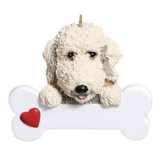 Labradoodle Doggie Ornament