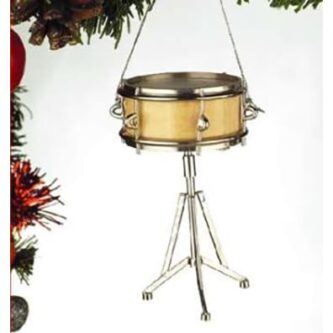 Music Brown Snare Drum Ornament