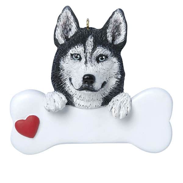 Siberian Husky Ornament