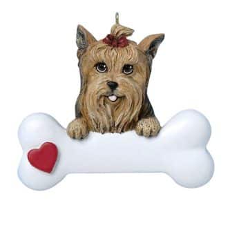 Yorkshire Doggie Ornament