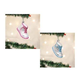 Baby Shoe Ornaments Old World Christmas Personalize