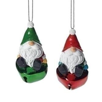 Gnome Jingle Bell Ornament