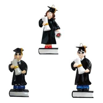 Graduate Personalized Ornament Three Styles