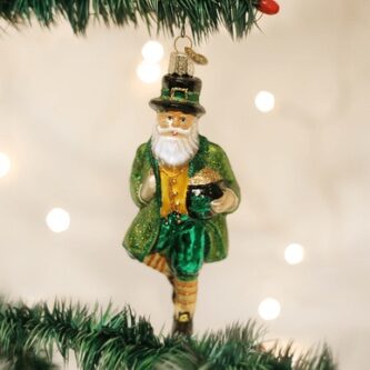 Irish Santa Ornament Old World Christmas