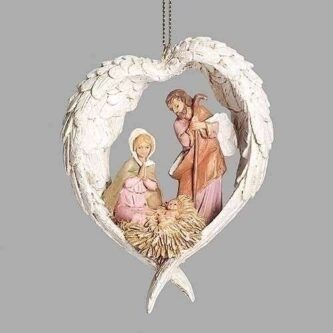 Holy Family Angel Wings Ornament by Fontanini®