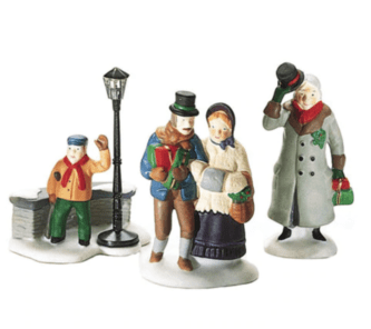 A Christmas Carol Morning Dept. 56 Rare Retired Dickens' Village Pre-Owned