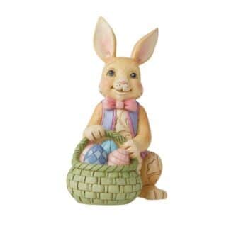 Mini Bunny with Easter Basket by Jim Shore