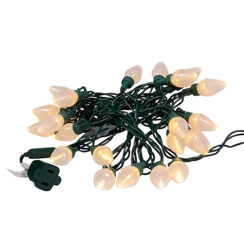 Pearl Warm White or Multi C7 Led Light Set Ww Strand