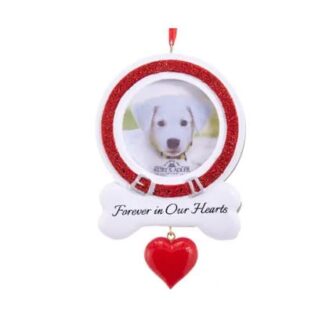Memorial Dog Picture Frame Ornament Personalized