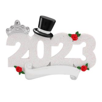 2023 Wedding Couple Ornament Personalized