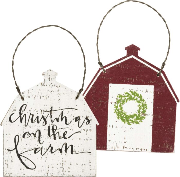 Christmas on the Farm Ornament