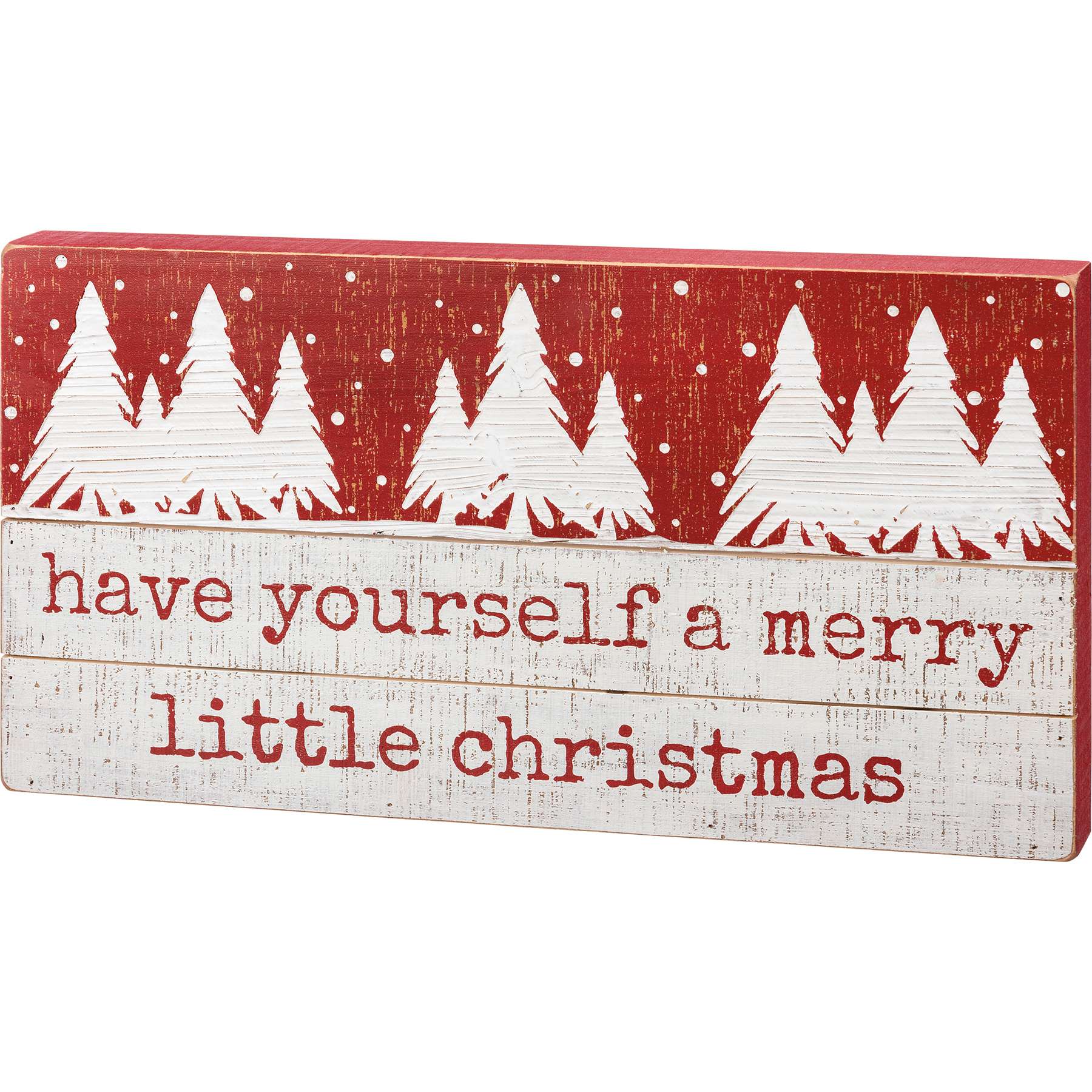 Have Yourself A Merry Slat Box Sign - Christmas Store