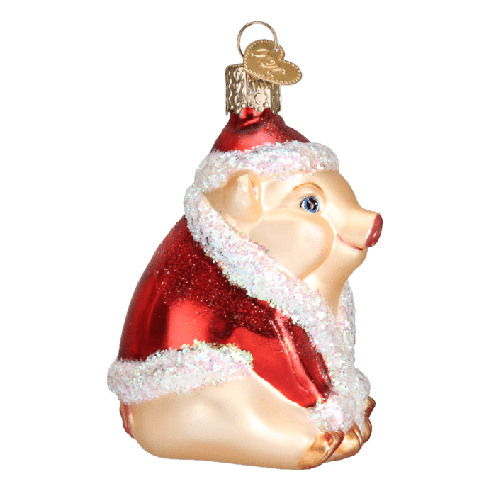 Old World Christmas Blown Glass Ornament Christmas Ham