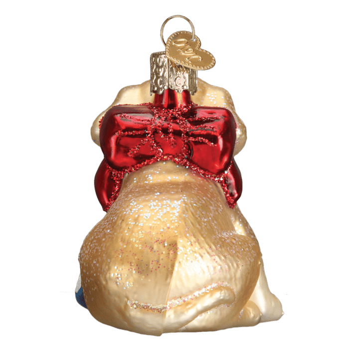 Old World Christmas Blown Glass Labrador Pup Ornament