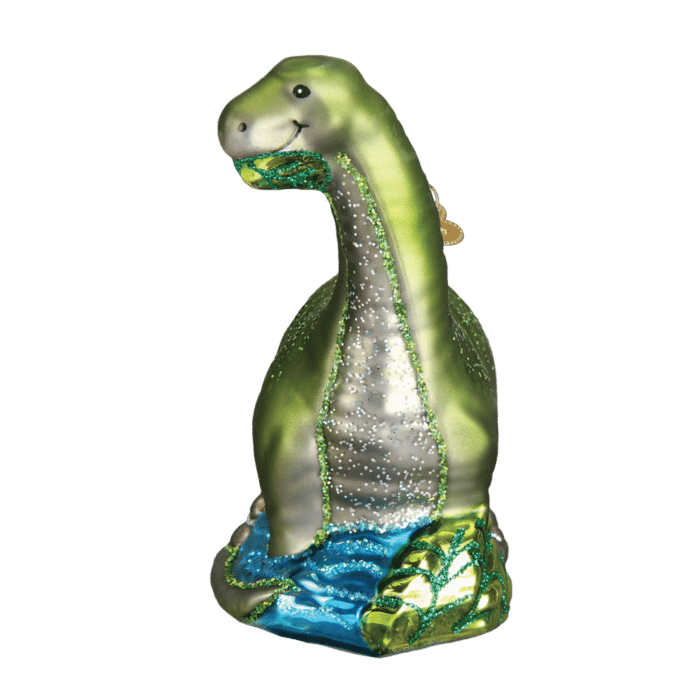 Old World Christmas Blown Glass Brontosaurus Ornament