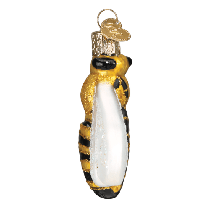 Old World Christmas Blown Glass Honey Bee Ornament