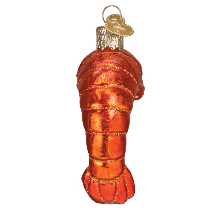 Old World Christmas Blown Glass Shrimp Ornament