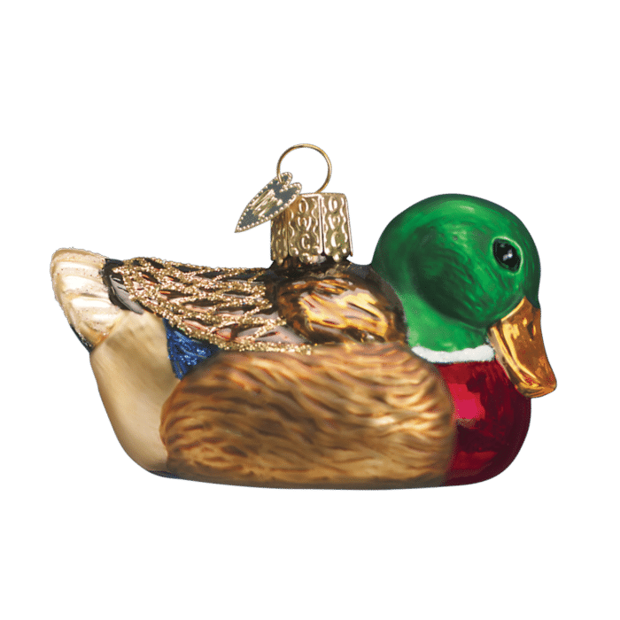 Old World Christmas Blown Glass Mallard Ornament