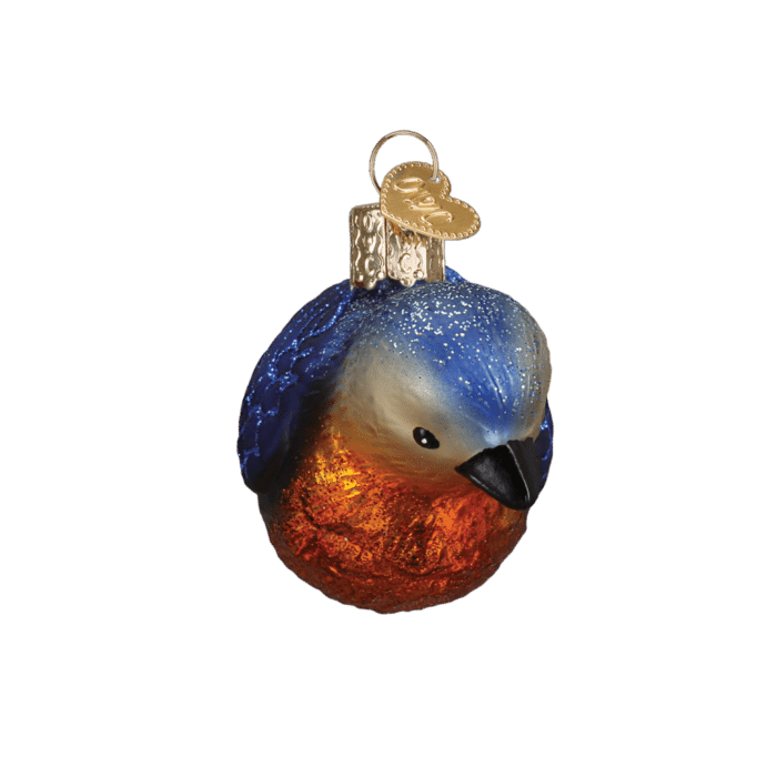 Old World Christmas Blown Glass Western Bluebird Ornament