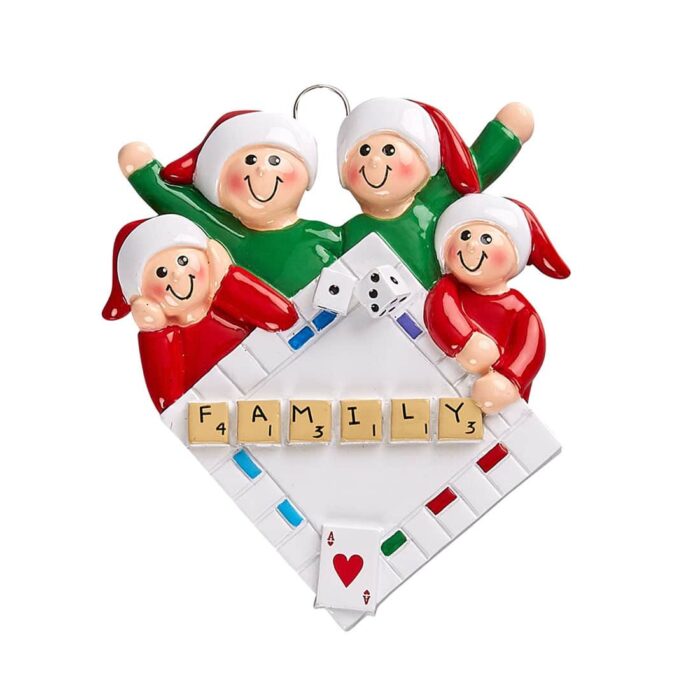 Family Game Night Personalized Ornament Click for more Sizes