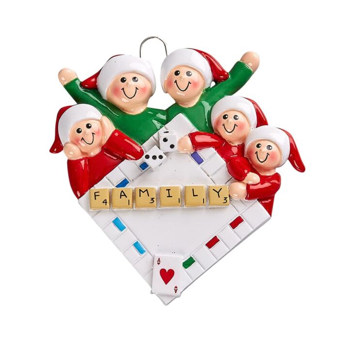 Family Game Night Personalized Ornament Click for more Sizes