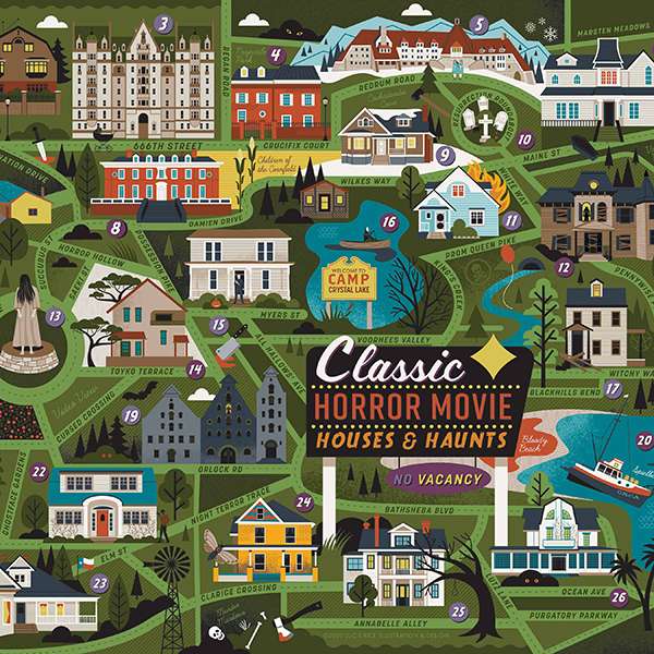 Classic 500 Piece Horror Movies Puzzle