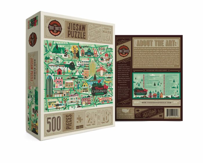 Christmas Classic Movies Jigsaw Puzzle   500 Pieces