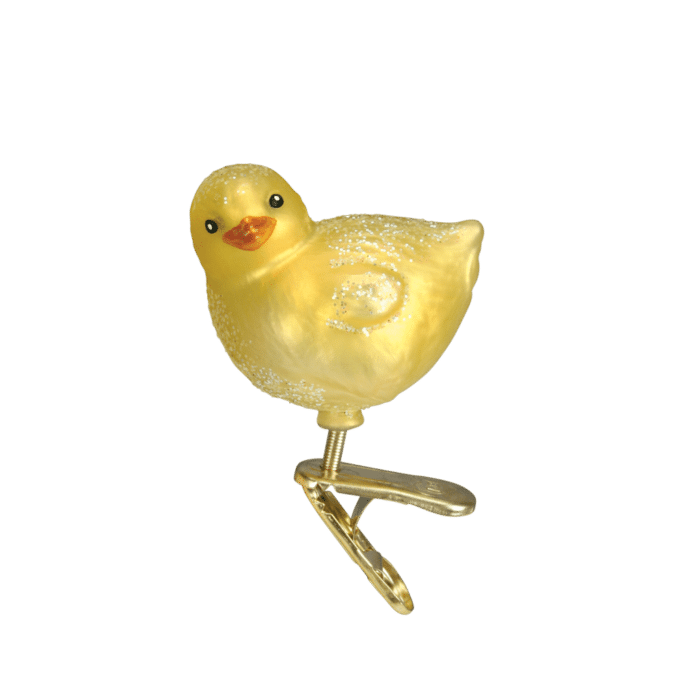 On Sale! Old World Christmas Blown Glass Baby Chick Ornament