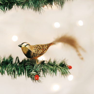 Old World Christmas Blown Glass Meadowlark Clip on Ornament