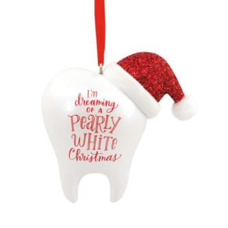 Pearly White Tooth Dentist Ornament