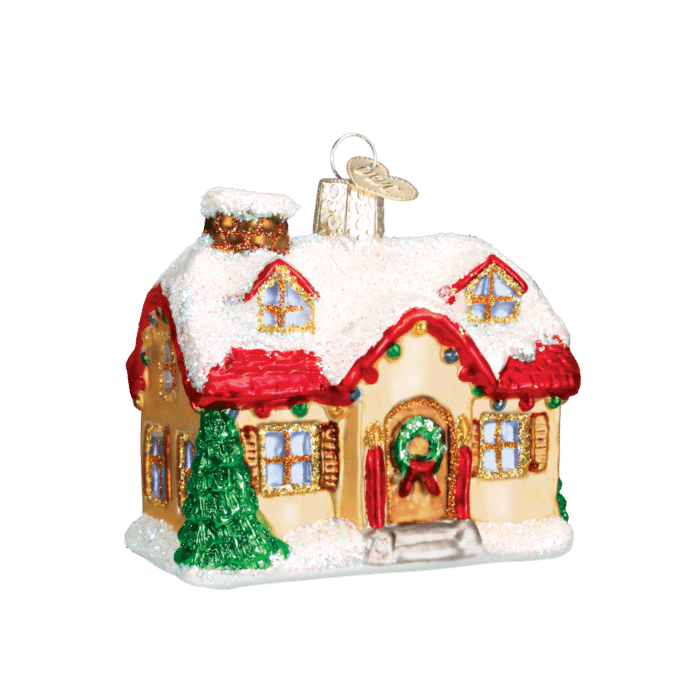 Old World Christmas Blown Glass Holiday Home Ornament