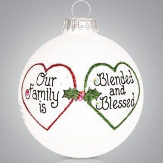 Blended Blessed Family Ball Ornament
