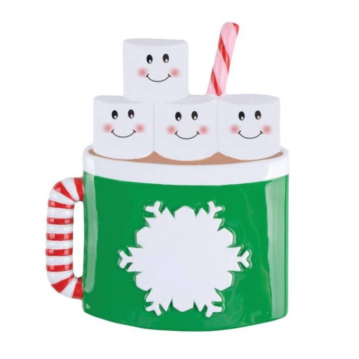 Hot Cocoa Marshmallow Mug Family Ornaments Click for More Sizes