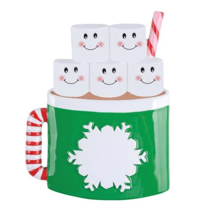 Hot Cocoa Marshmallow Mug Family Ornaments Click for More Sizes